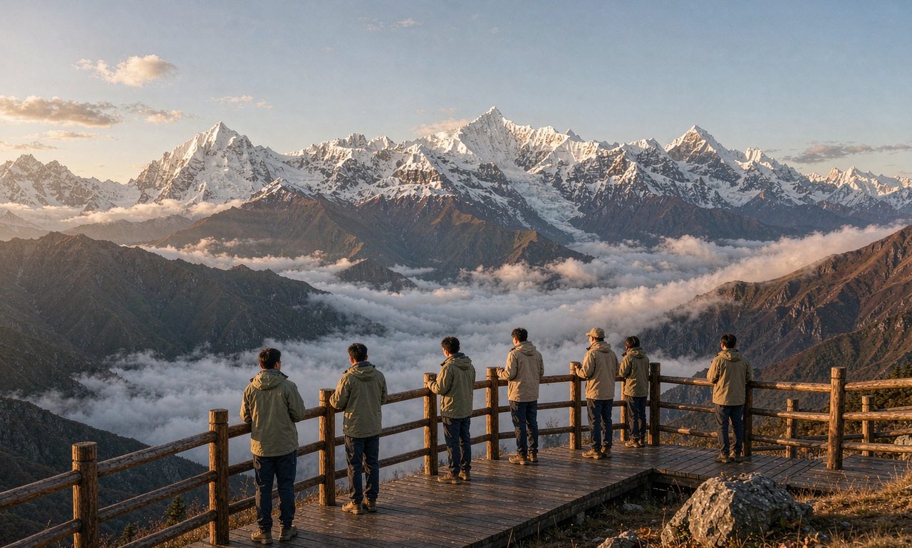 贡嘎雪山