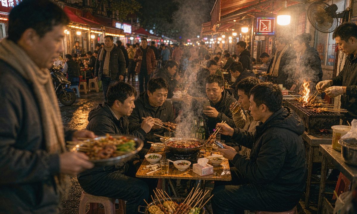 抚琴夜市