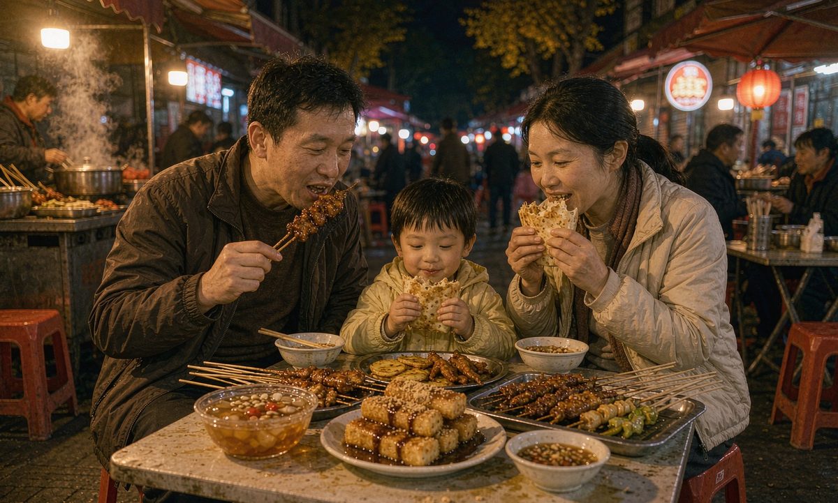 抚琴夜市亲子晚餐